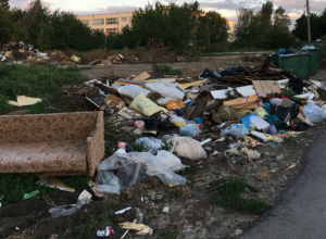В переулке Дачном Новочеркасска больше месяца не вывозят мусор В переулке Дачном Новочеркасска больше месяца не вывозят мусор