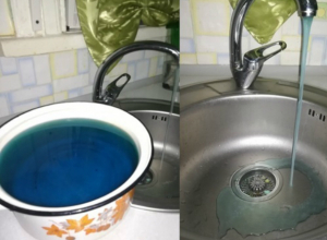 Льющаяся из крана вода синего цвета удивила и напугала новочеркасцев Льющаяся из крана вода синего цвета удивила и напугала новочеркасцев