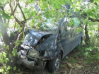 На трассе Новочеркасск - Багаевская Камаз столкнул «Форд» с дороги в дерево